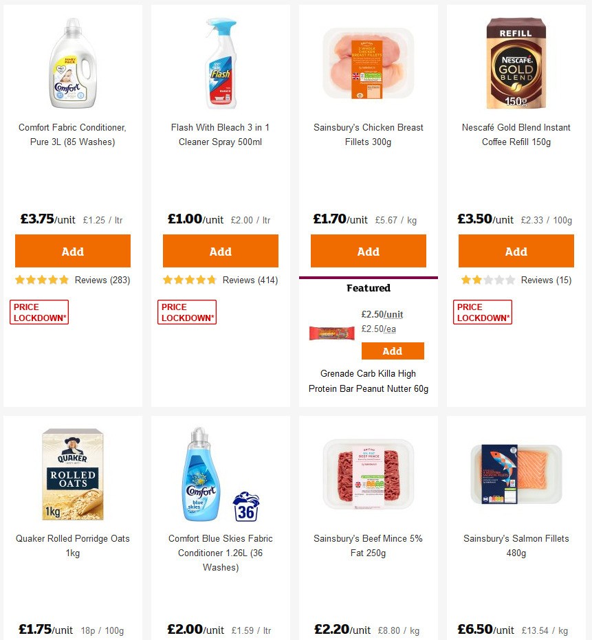 Sainsbury's Offers from 10 April