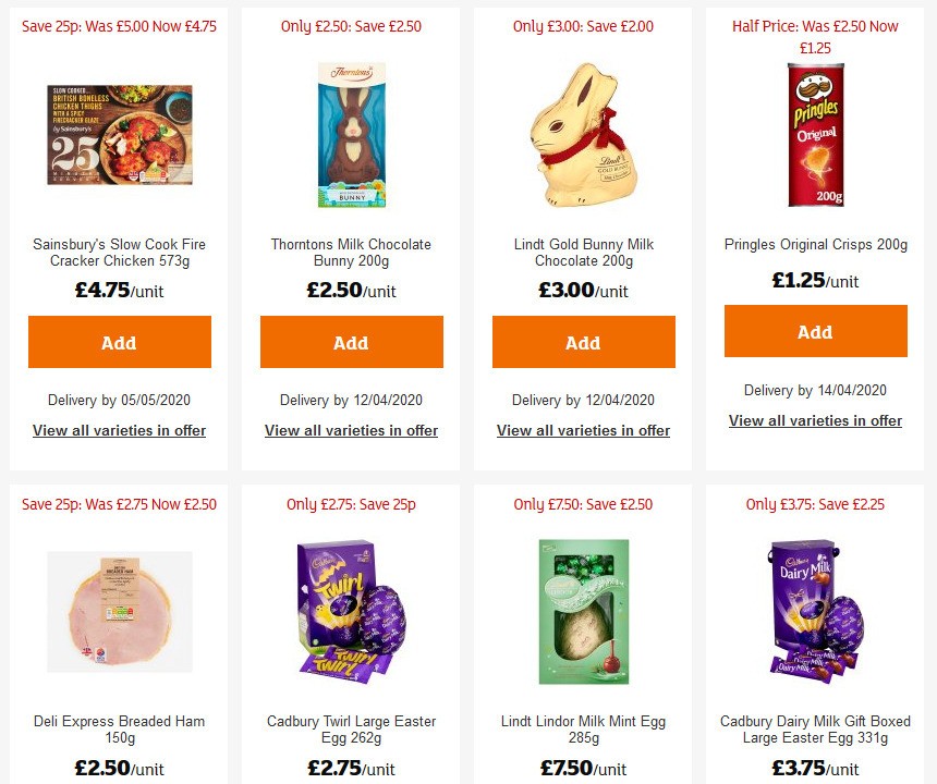Sainsbury's Offers from 10 April