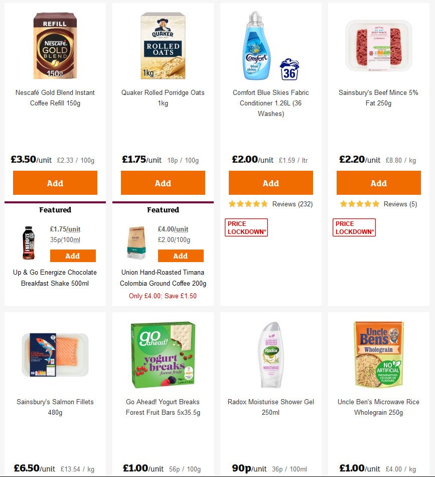 Sainsbury's Offers from 17 April
