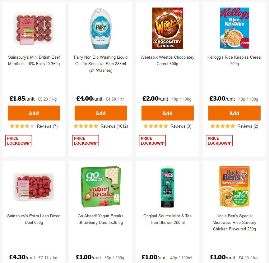 Sainsbury's Offers from 17 April