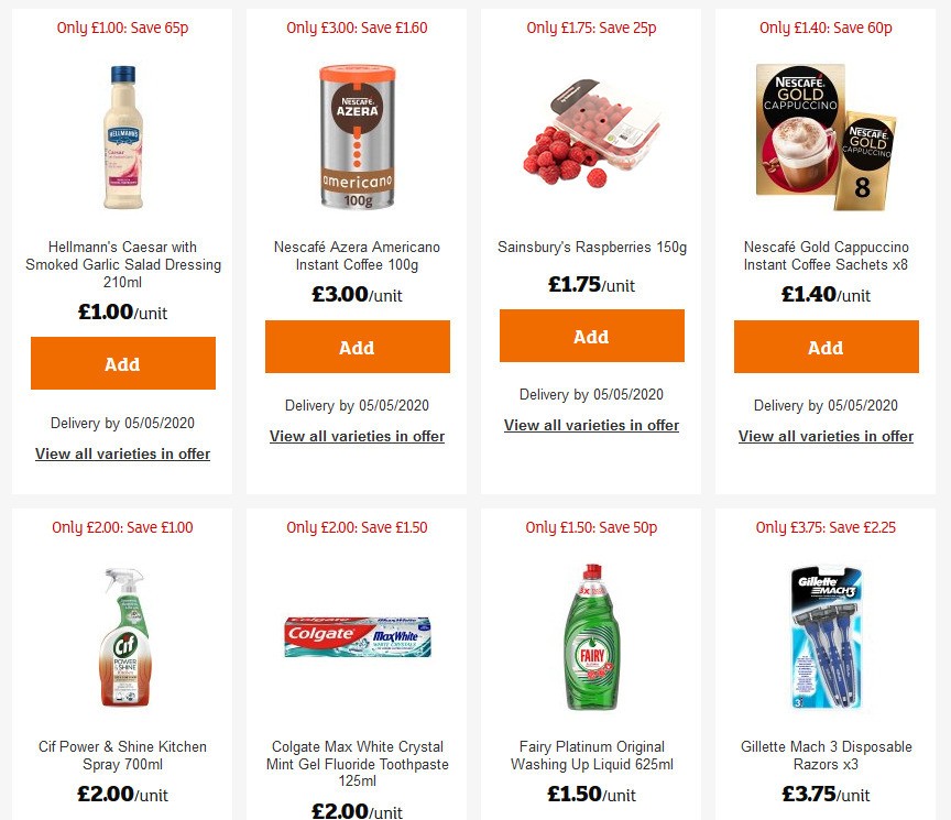 Sainsbury's Offers from 17 April