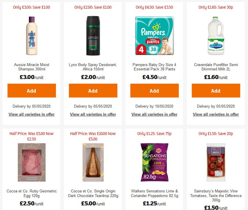 Sainsbury's Offers from 17 April