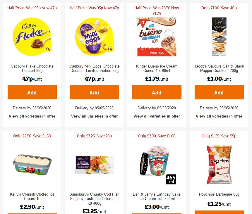 Sainsbury's Offers from 17 April