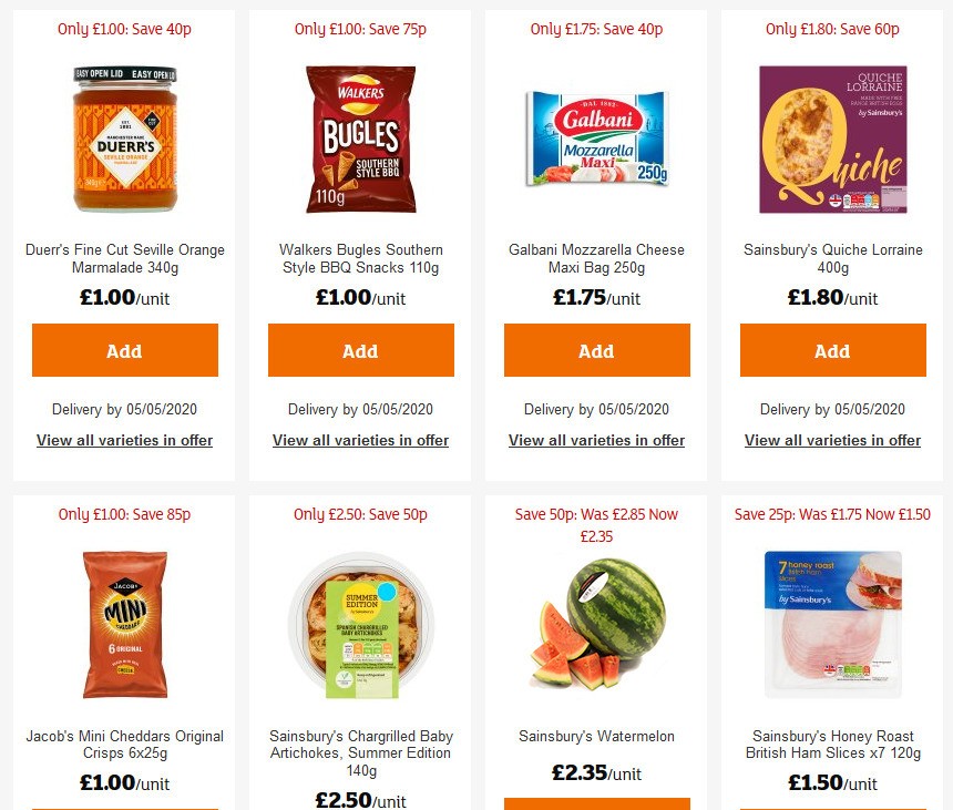 Sainsbury's Offers from 17 April