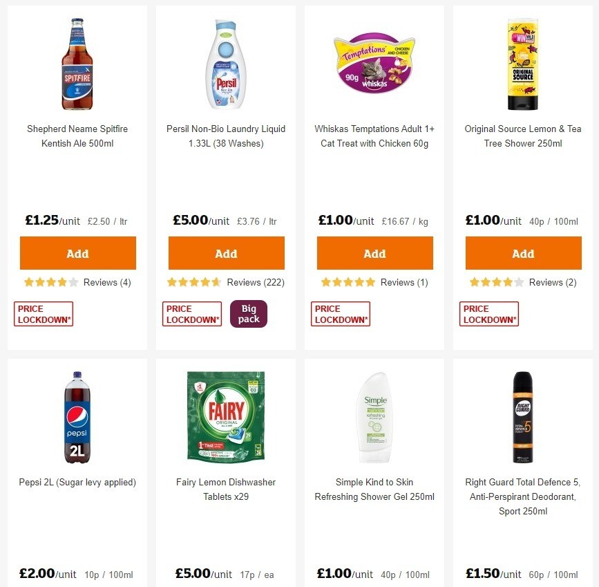 Sainsbury's Offers from 1 May