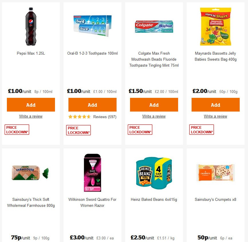 Sainsbury's Offers from 8 May