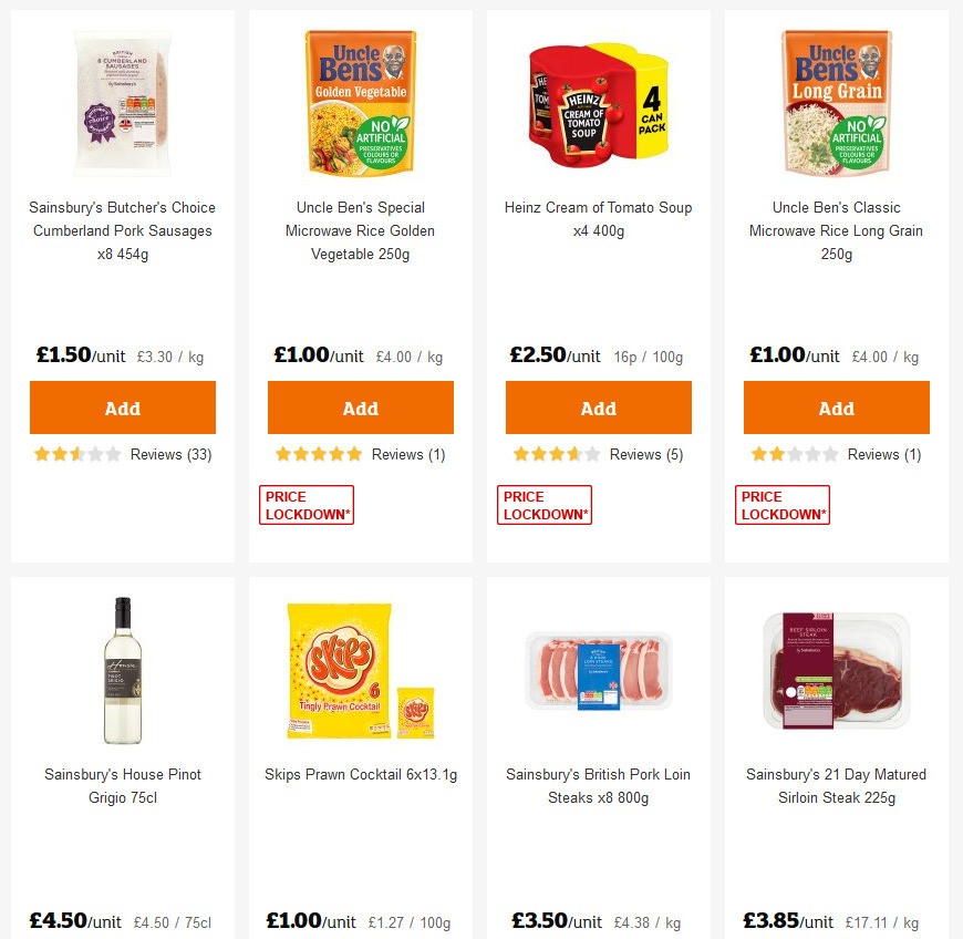 Sainsbury's Offers from 8 May