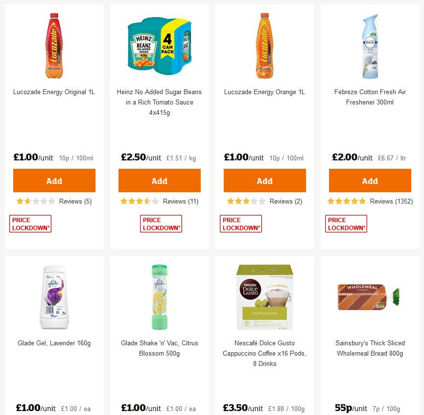 Sainsbury's Offers from 8 May