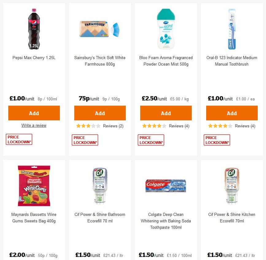 Sainsbury's Offers from 8 May