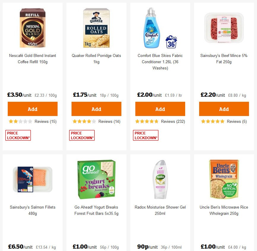 Sainsbury's Offers from 8 May