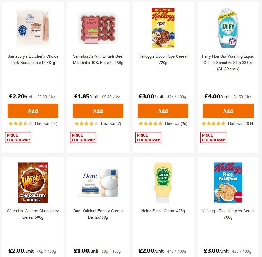 Sainsbury's Offers from 8 May