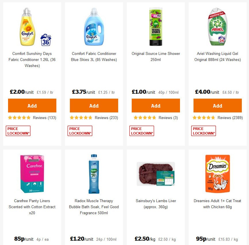 Sainsbury's Offers from 8 May