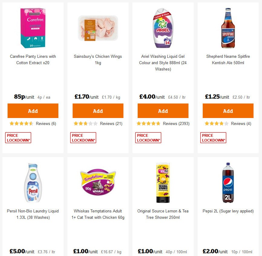Sainsbury's Offers from 8 May