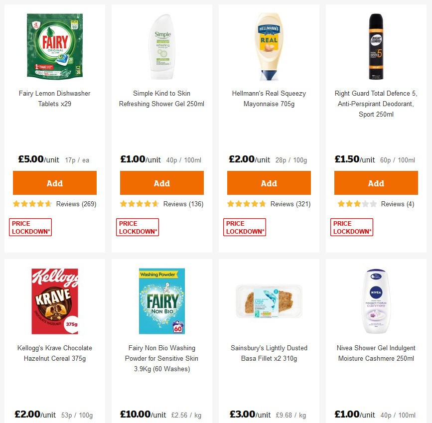 Sainsbury's Offers from 8 May