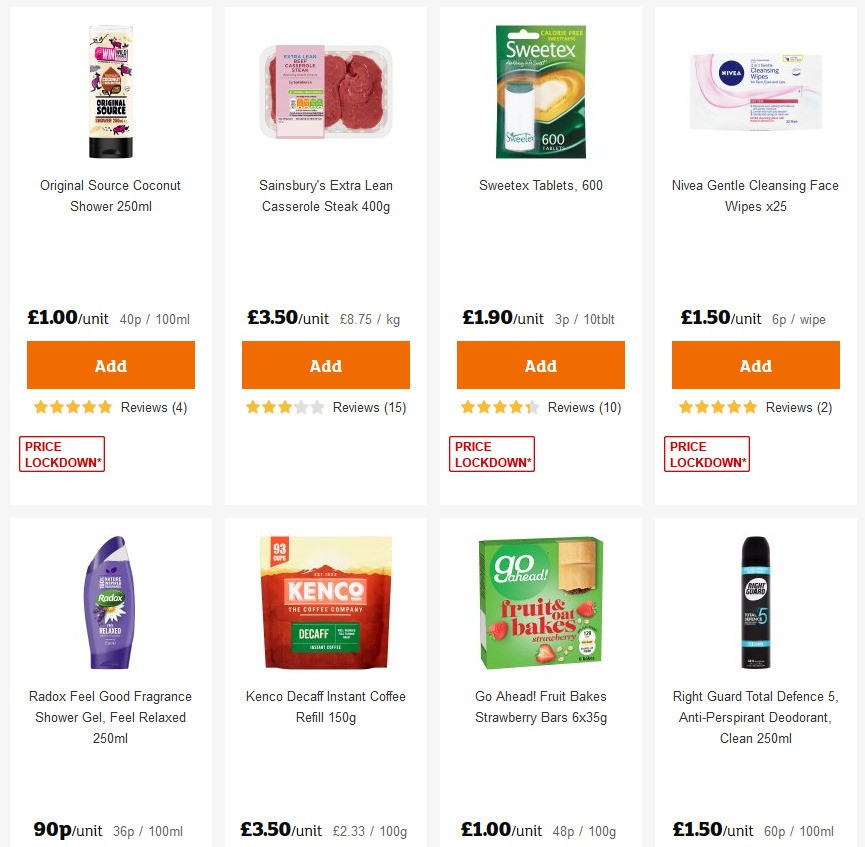 Sainsbury's Offers from 8 May