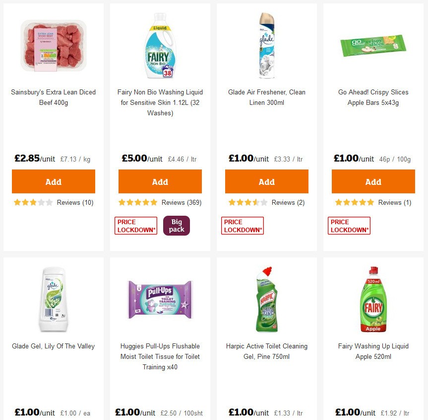 Sainsbury's Offers from 8 May