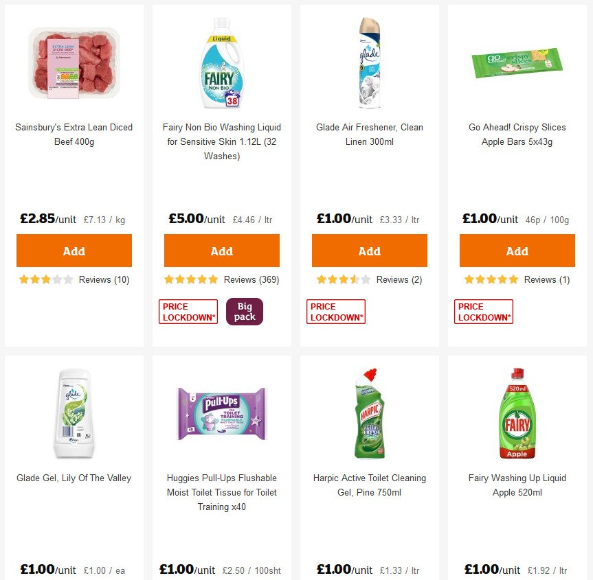 Sainsbury's Offers from 8 May
