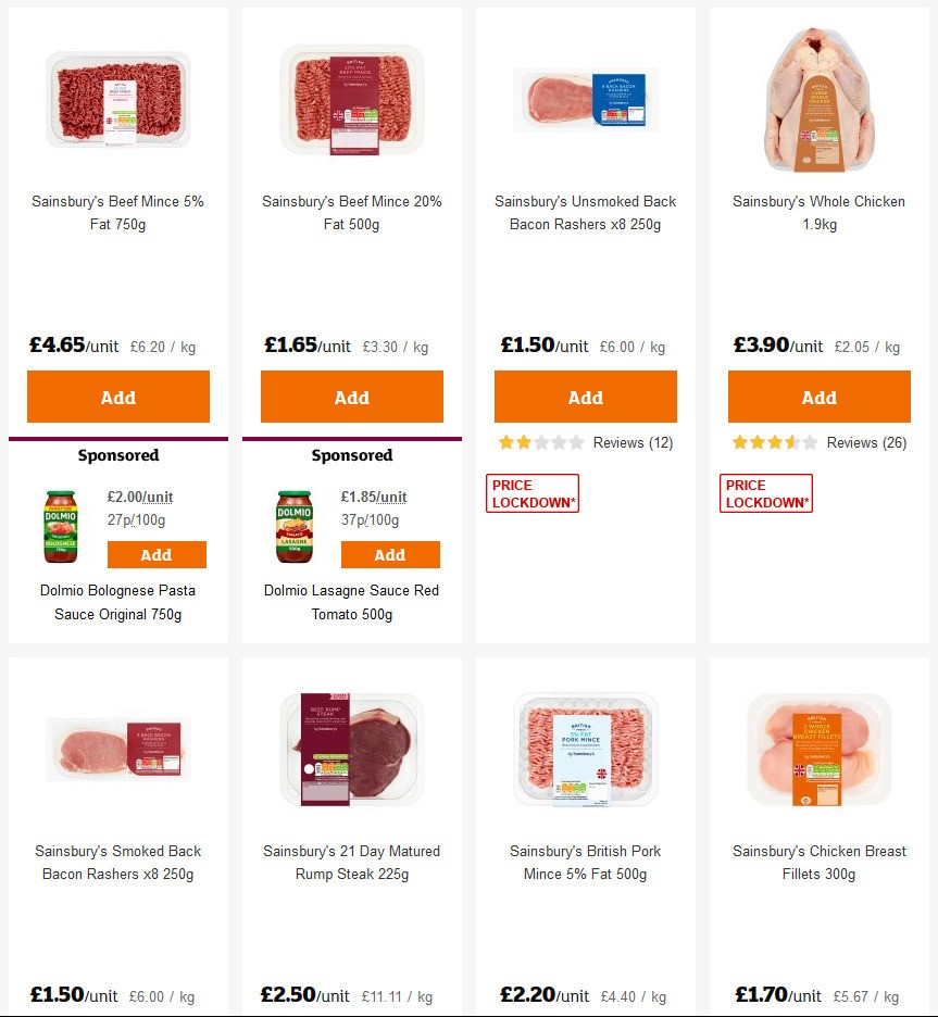 Sainsbury's Offers from 22 May
