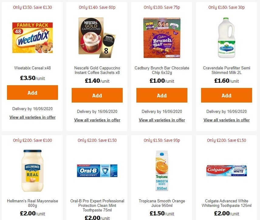 Sainsbury's Offers from 12 June