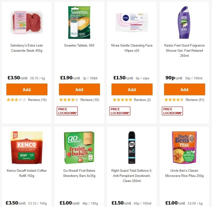 Sainsbury's Offers from 12 June