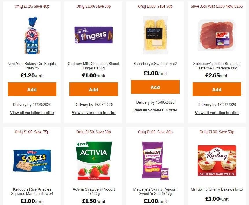 Sainsbury's Offers from 12 June