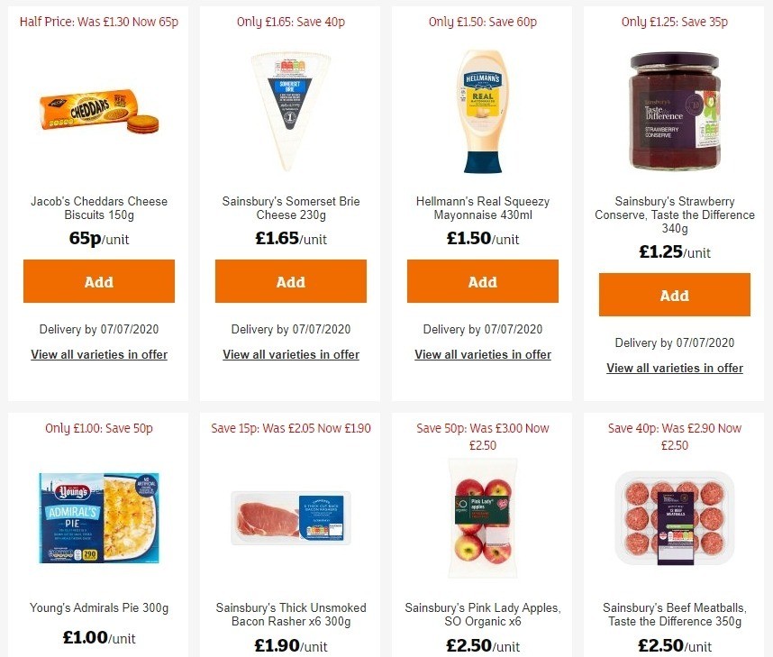 Sainsbury's Offers from 19 June