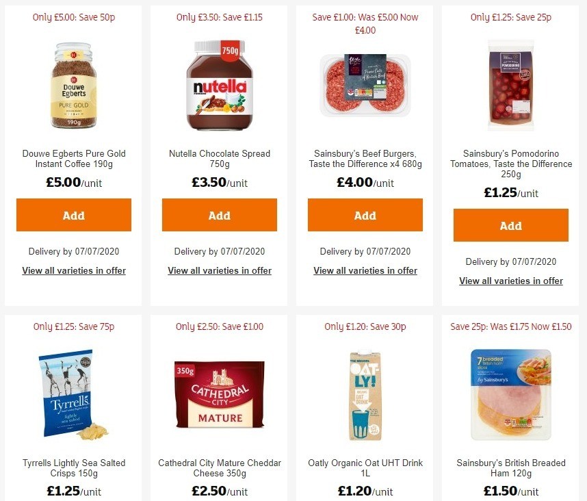 Sainsbury's Offers from 19 June