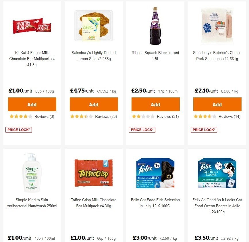 Sainsbury's Offers from 19 June