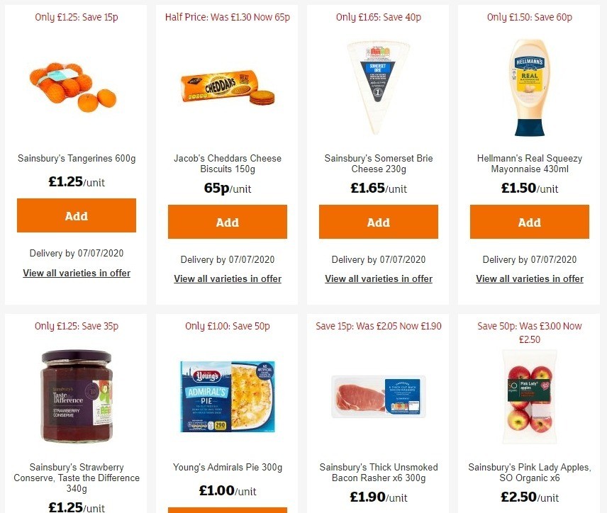 Sainsbury's Offers from 26 June