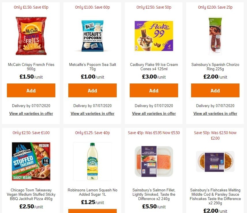 Sainsbury's Offers from 26 June