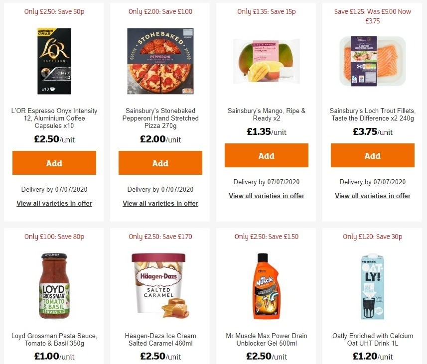 Sainsbury's Offers from 26 June
