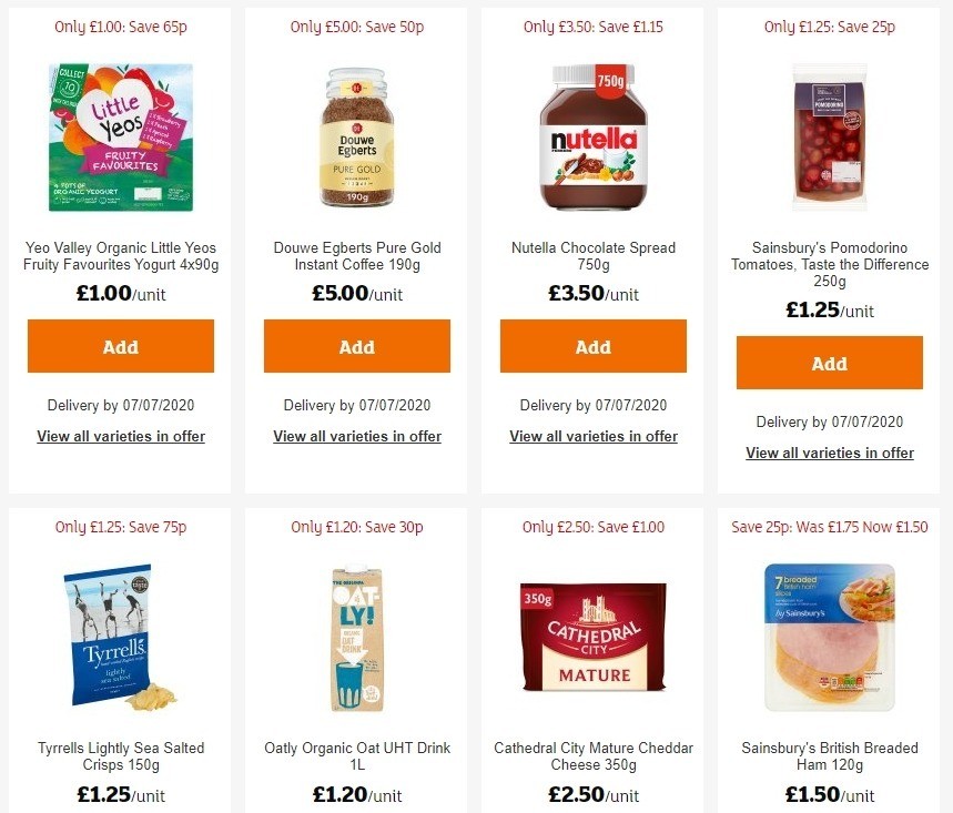 Sainsbury's Offers from 26 June