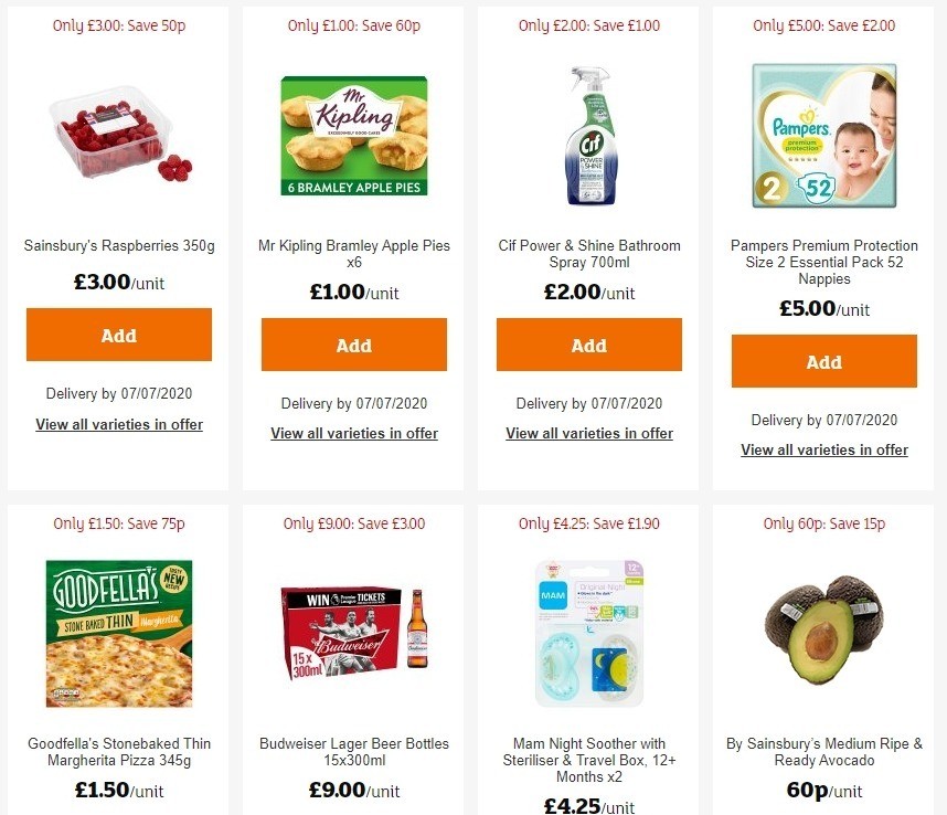 Sainsbury's Offers from 26 June