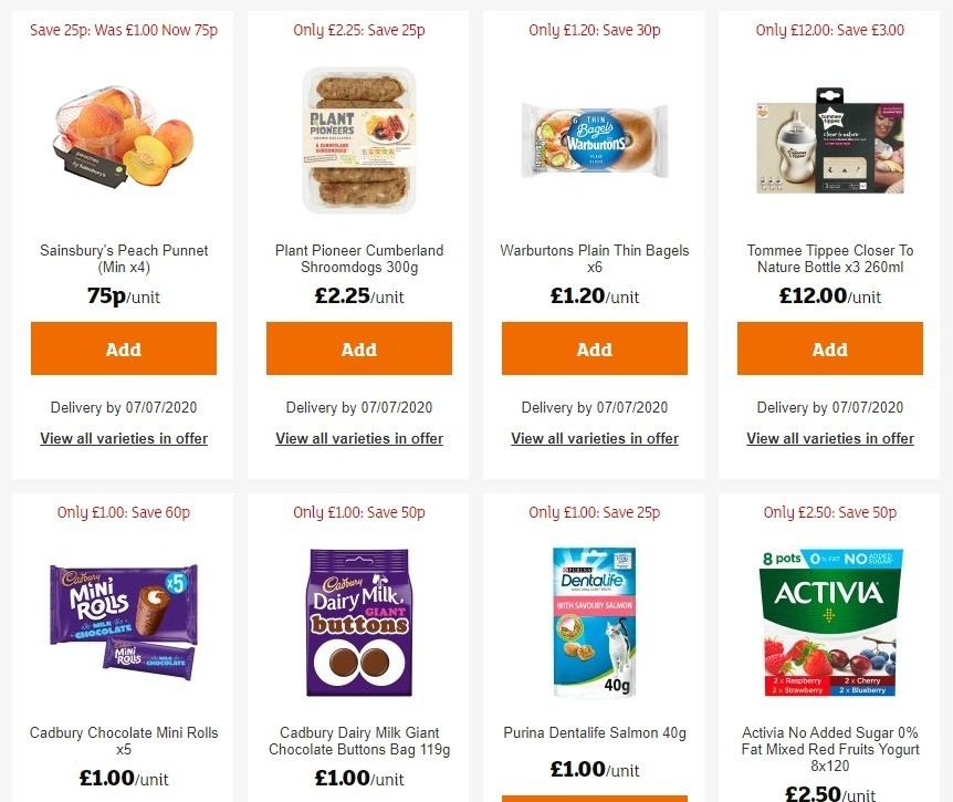 Sainsbury's Offers from 26 June