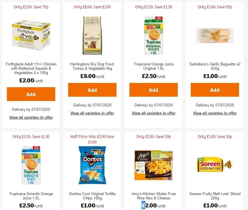 Sainsbury's Offers from 26 June