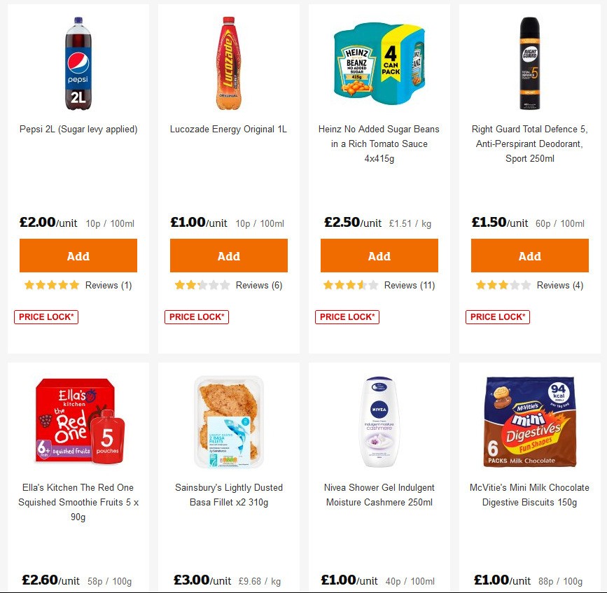 Sainsbury's Offers from 3 July