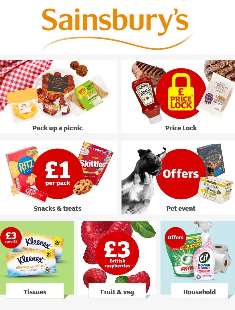 Sainsbury's Offers from 10 July