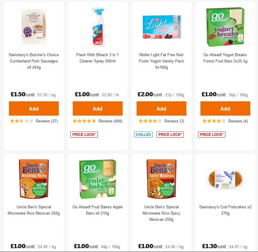 Sainsbury's Offers from 10 July
