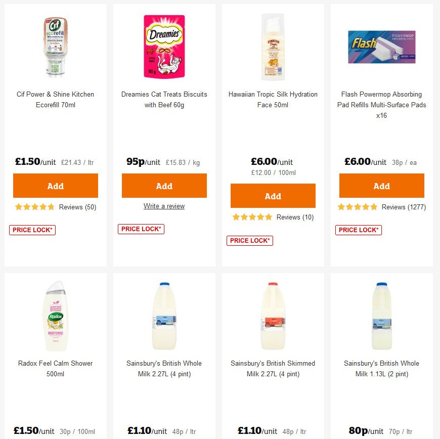 Sainsbury's Offers from 10 July