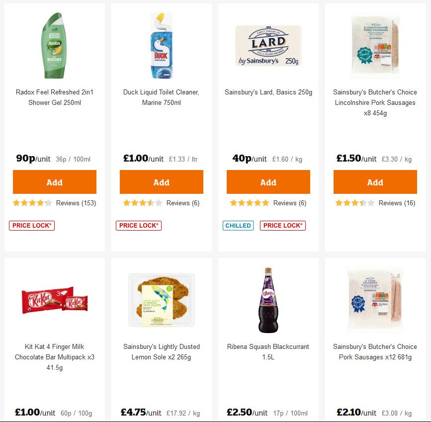 Sainsbury's Offers from 10 July