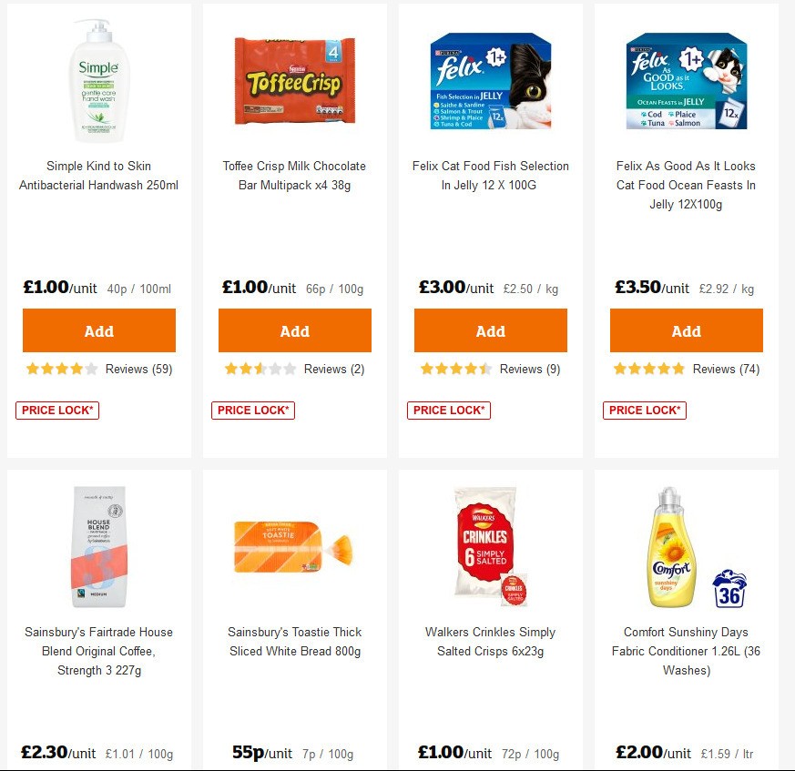 Sainsbury's Offers from 10 July