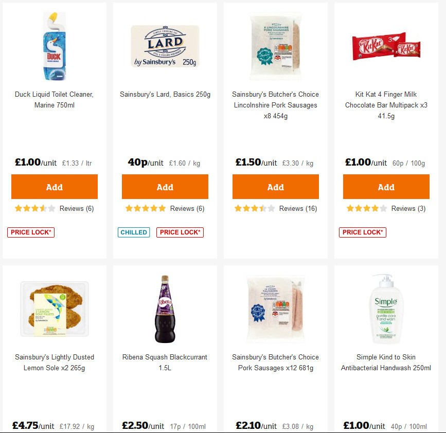 Sainsbury's Offers from 17 July