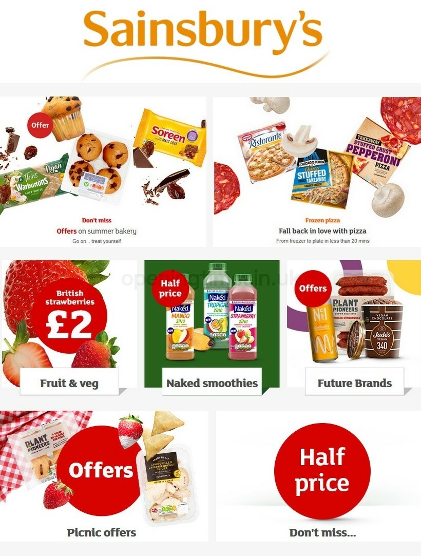 Sainsbury's Offers from 31 July