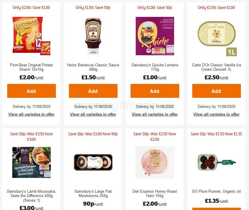 Sainsbury's Offers from 31 July