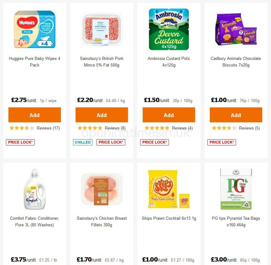 Sainsbury's Offers from 7 August