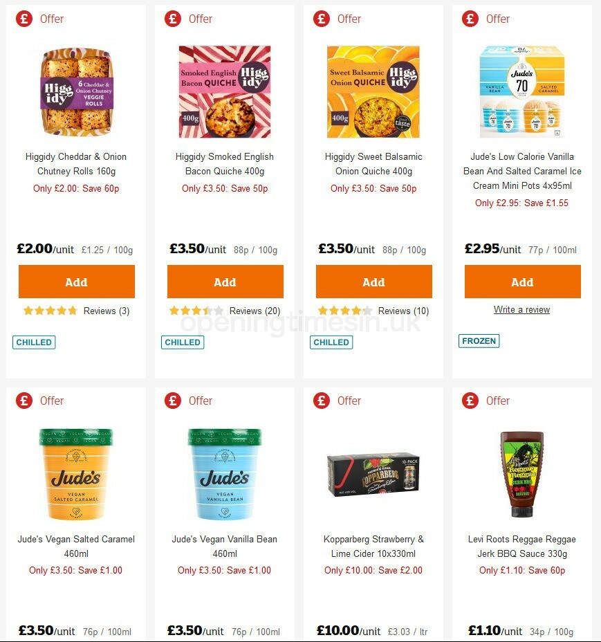 Sainsbury's Offers from 14 August