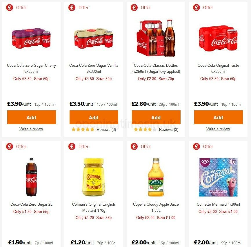 Sainsbury's Offers from 14 August