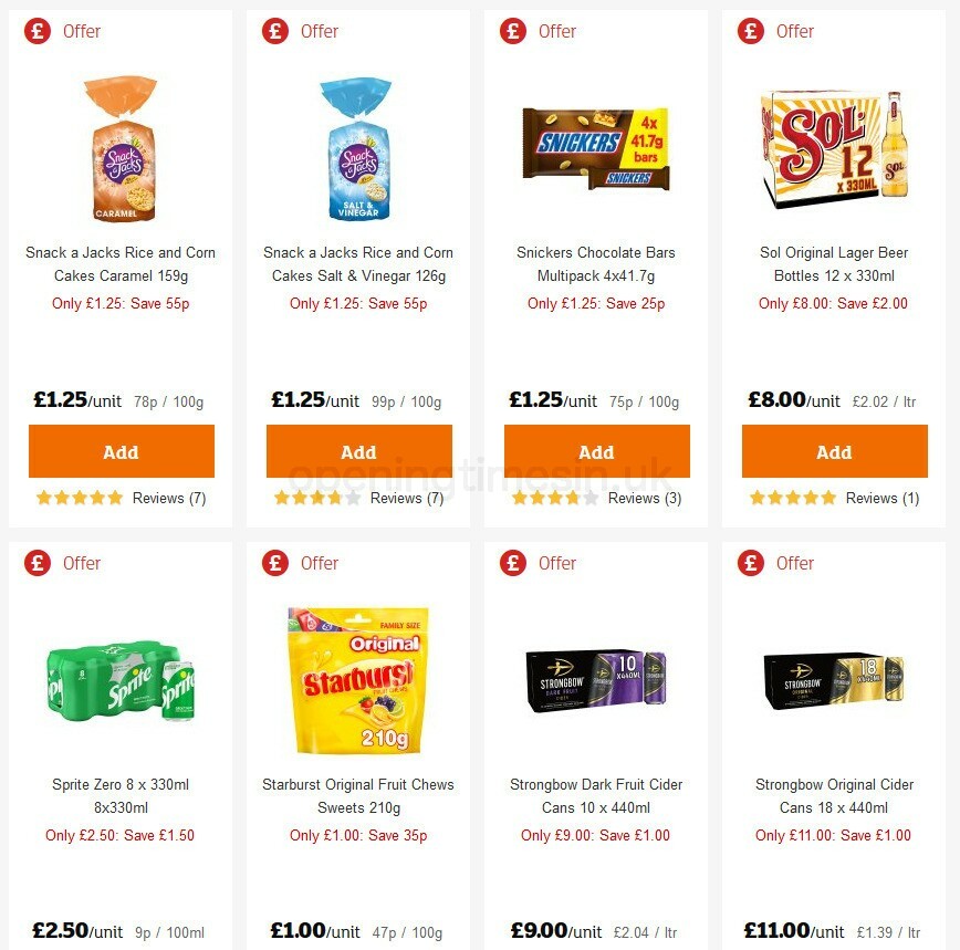 Sainsbury's Offers from 14 August
