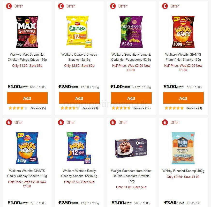 Sainsbury's Offers from 14 August
