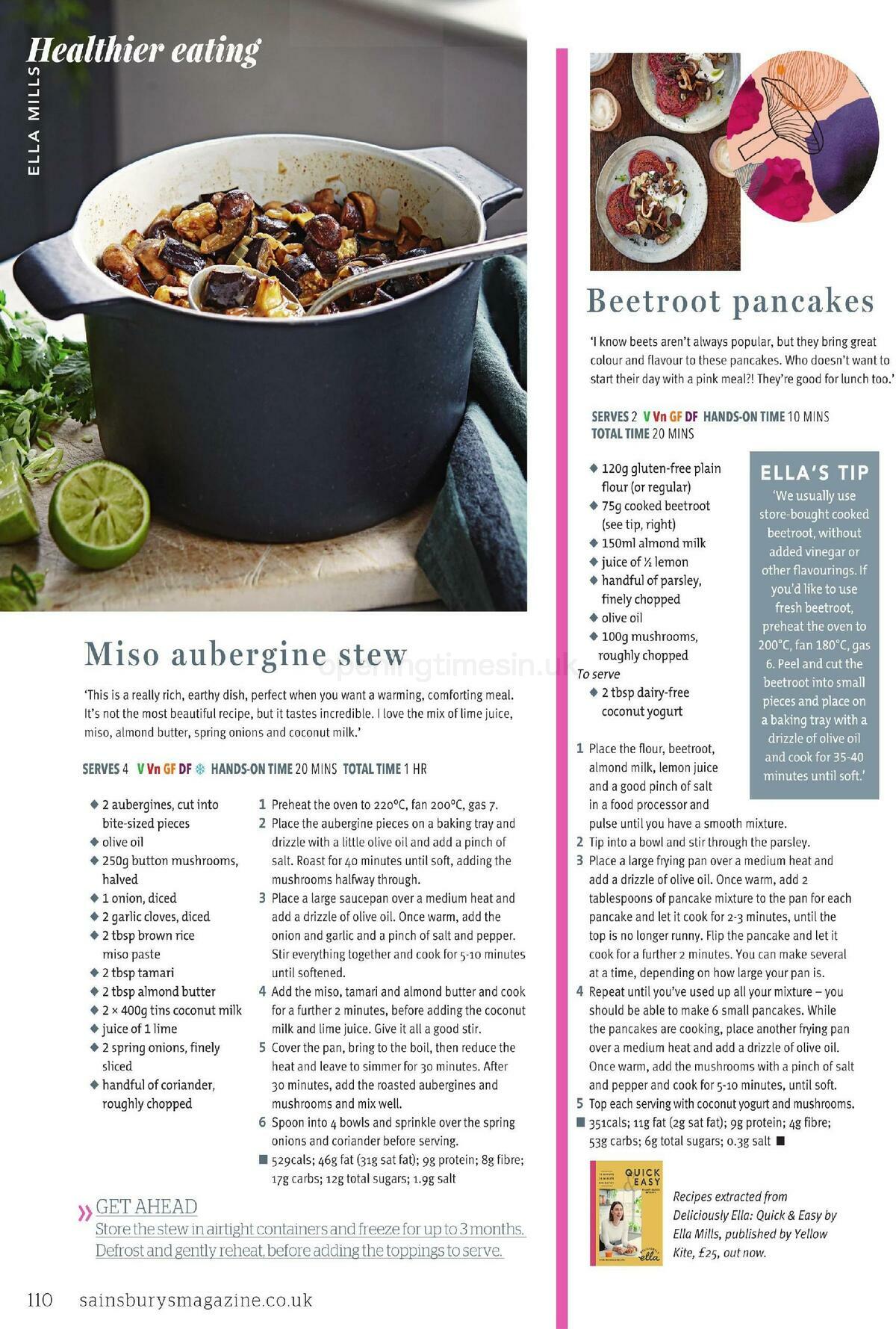 Sainsbury's Magazine September Offers from 1 September